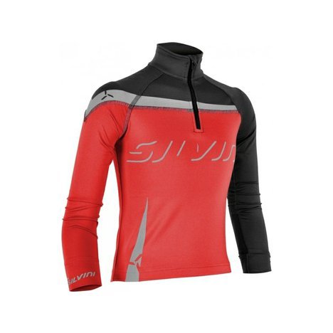 Silvini Pizi juniorská mikina červená pohled ze předu