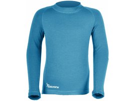 Silvini Primo dětské funkční triko s dlouhým rukávem CT276 modrá velikost 128-134