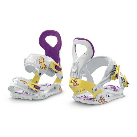 Vázání na snowboard Drake Queen žlutá-bílá