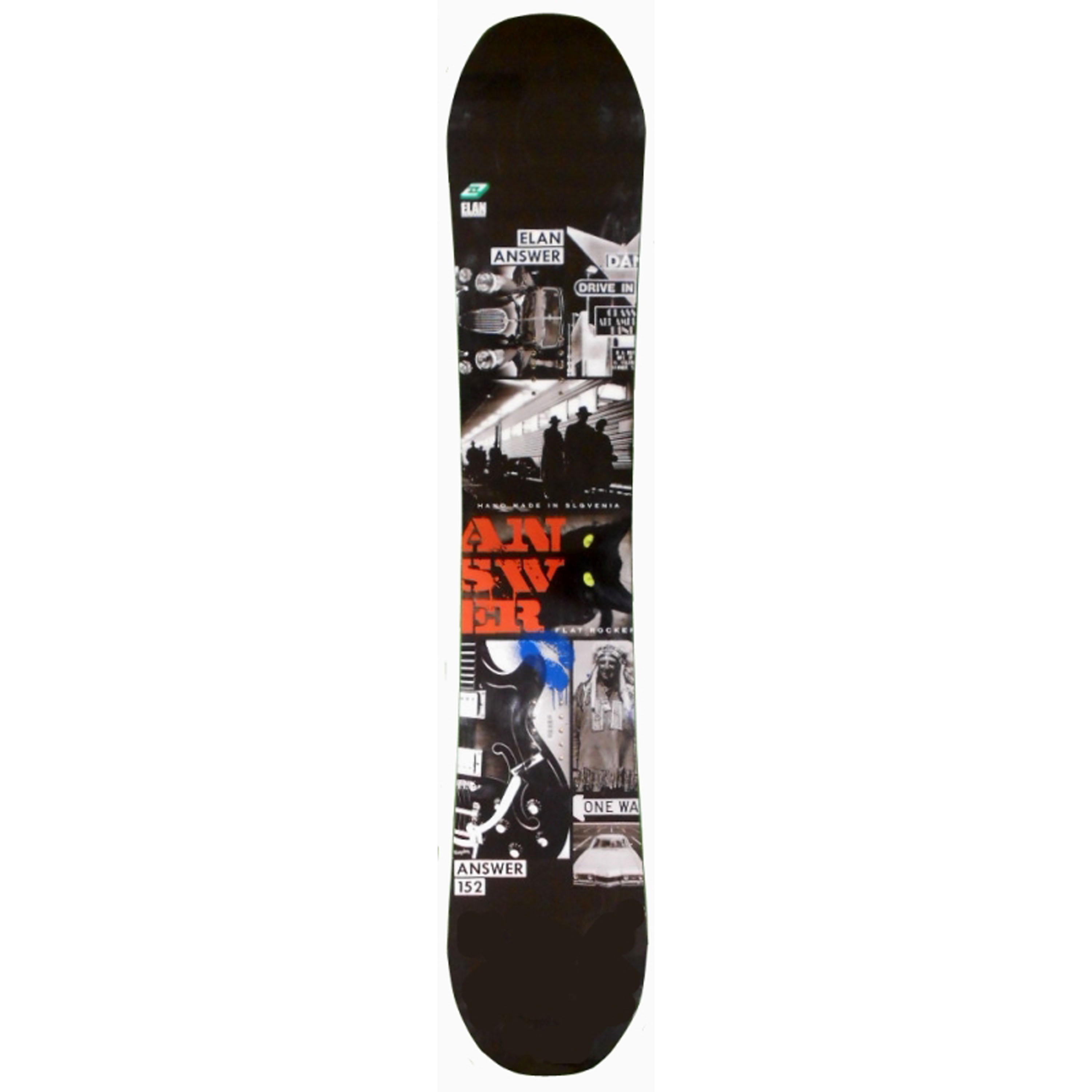 Snowboard ELAN ANSWER černý délka 152 cm 13/14