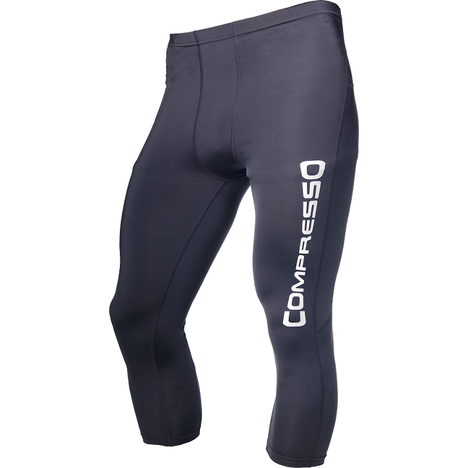 Silvini Compresso pánské kompresní kalhoty MP265 bílo-černé