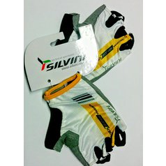 Silvini Corace cyklistické rukavice UA350 bílo-oranžové