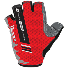Silvini Corace cyklistické rukavice UA350 červeno-černé
