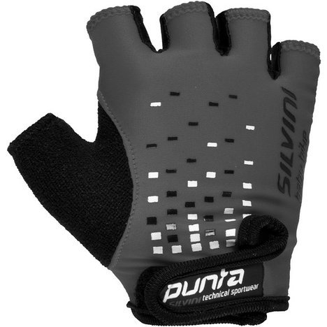 SILVINI dětské cyklistické rukavice MA14 PUNTA šedé